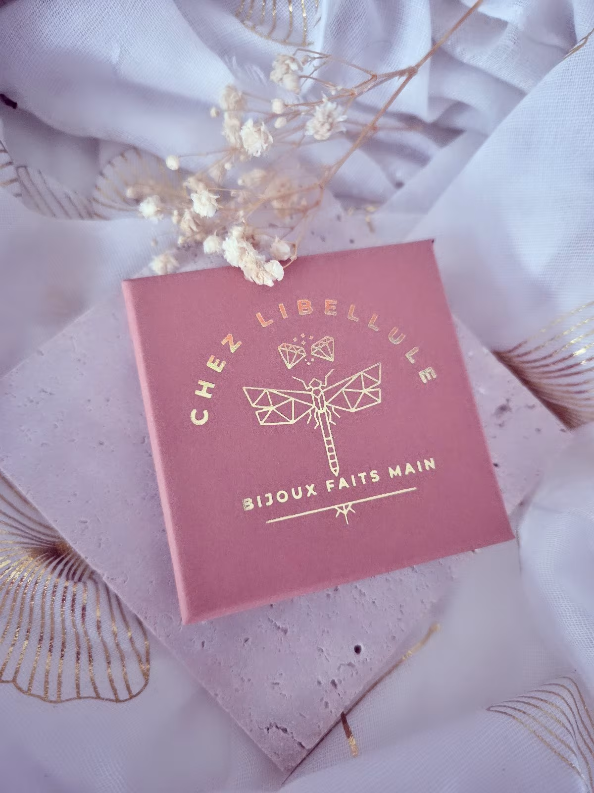 Ecrin à bijoux terracota 65*65 mm