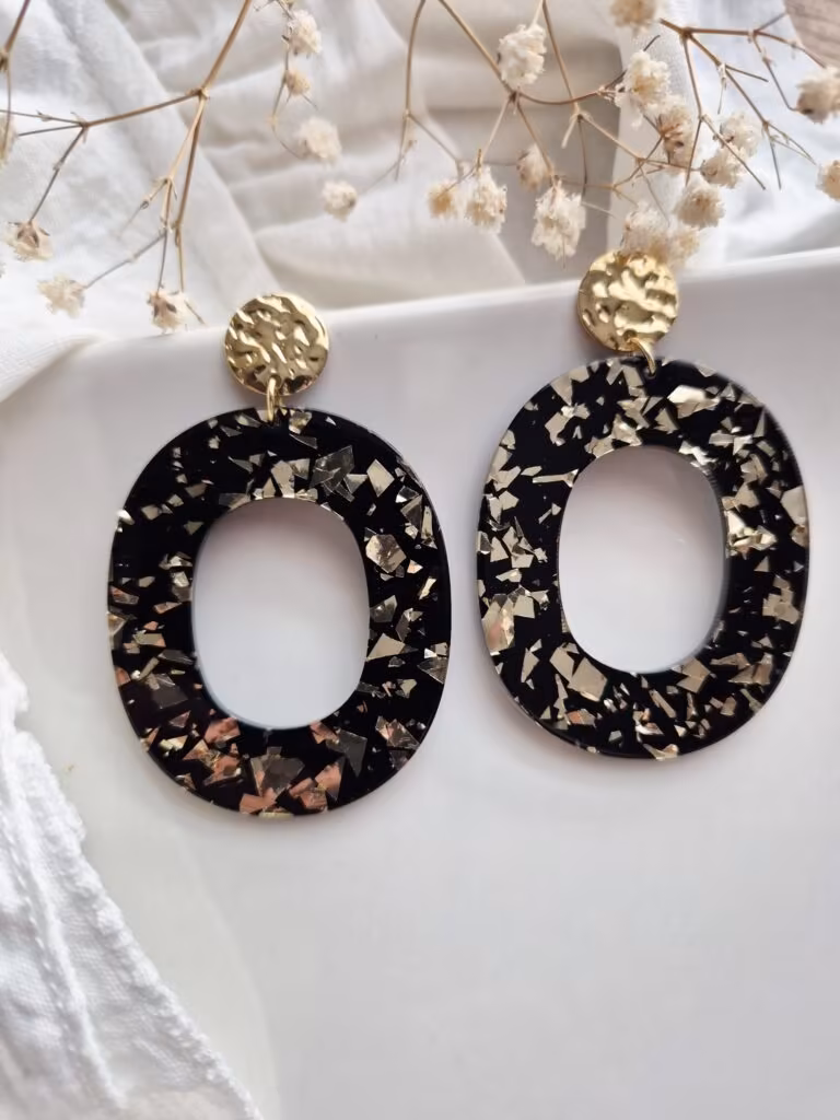 chez libellule bijoux faits main-boucles d'oreilles colorées et légères
