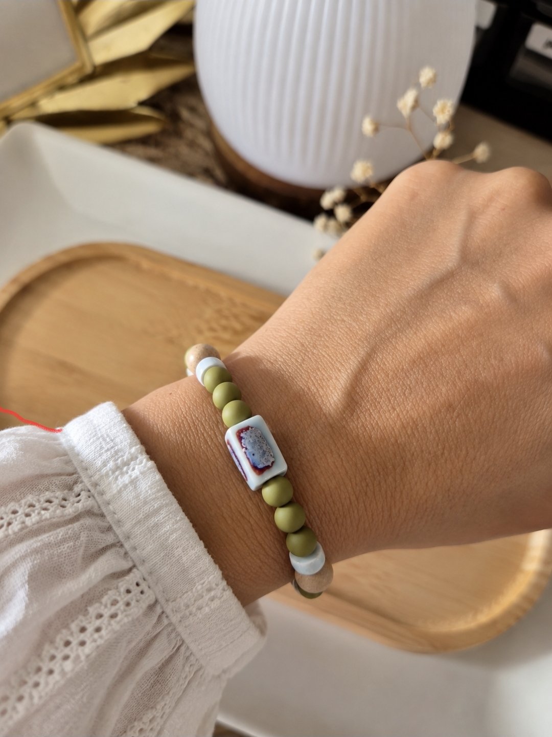Bracelet Terre et Bois – œil de tigre – Image 2